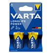 Blister 2 batterie mezza torcia Longlife Power LR14 Varta