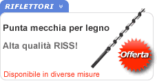 Punta per legno Punta mecchia per legno