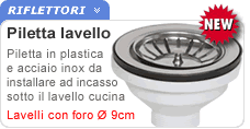 Piletta lavello