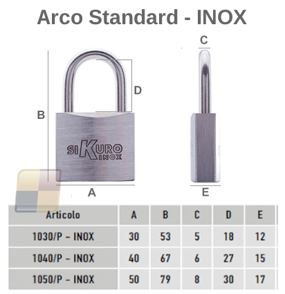 Lucchetto Inox