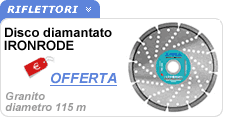 Disco diamantato granito Ironrode Disco diamantato granito Ironrode