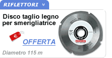 Disco taglio per legno e plastica con spessore 1,7mm e diametro 115mm Disco taglio legno per smerigliatrice
